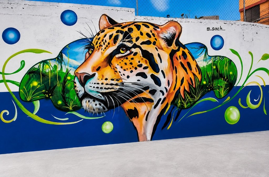 Mural Jaguar Institucional