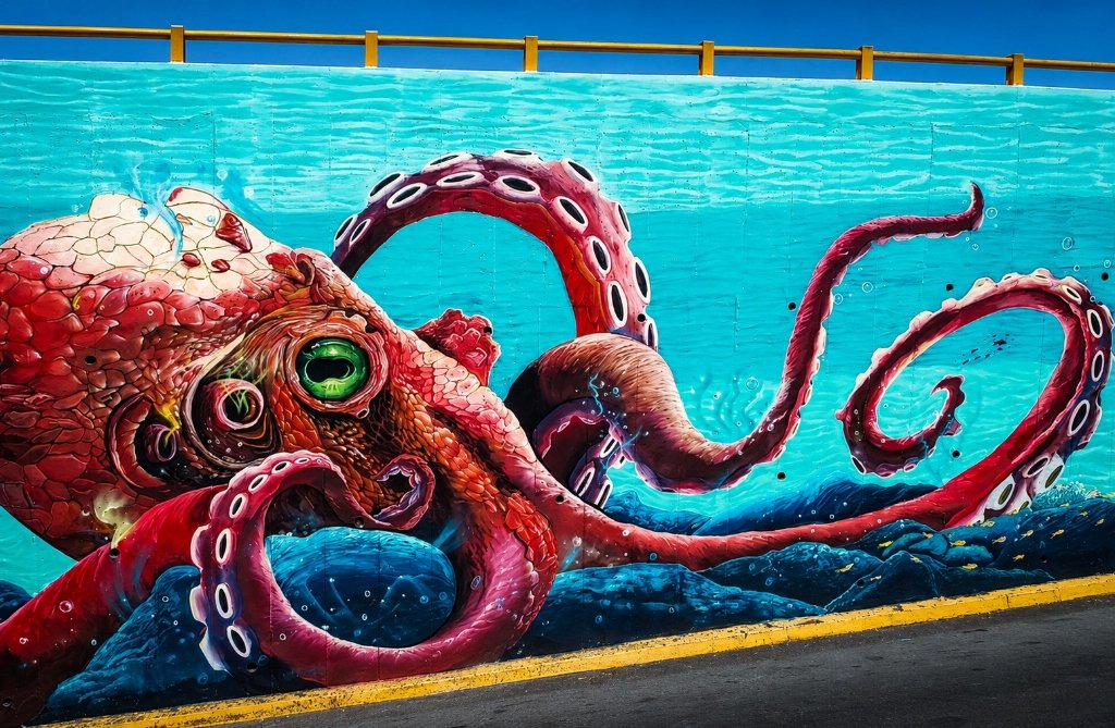 Gran Formato Pulpo Gigante