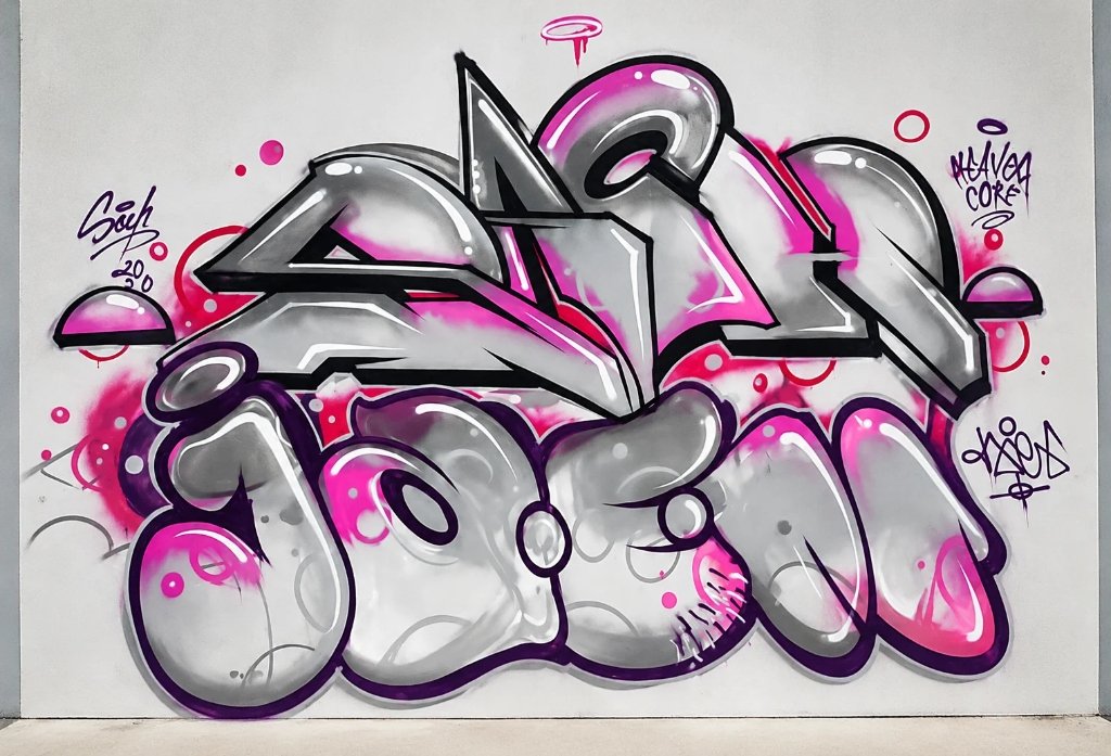 Mural Lettering 3D SAN JOEN